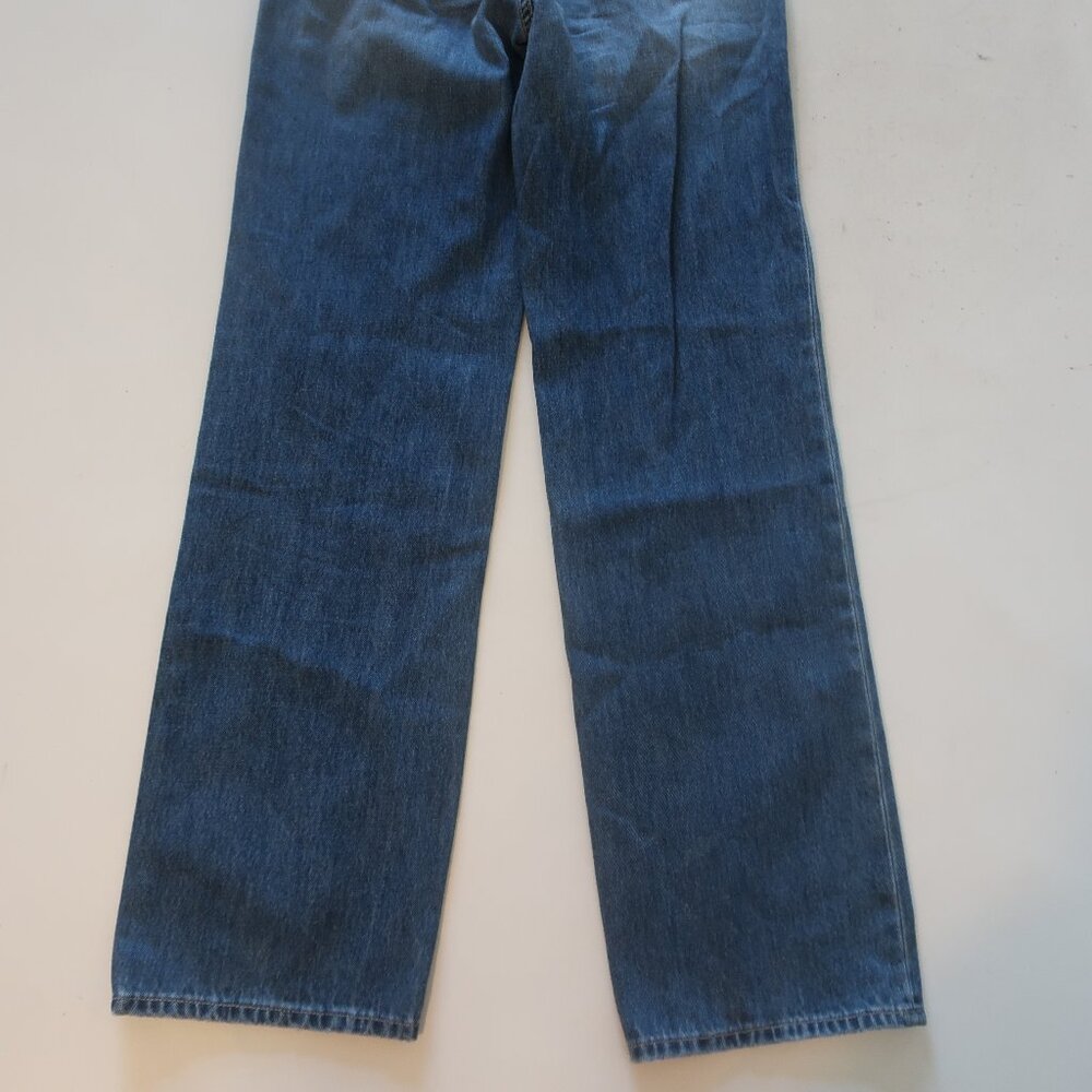 Womens L'Agence Blue (Item-136) Jones Ultra High-Rise Haute Boyle Denim Jeans 25 - Picture 10 of 12